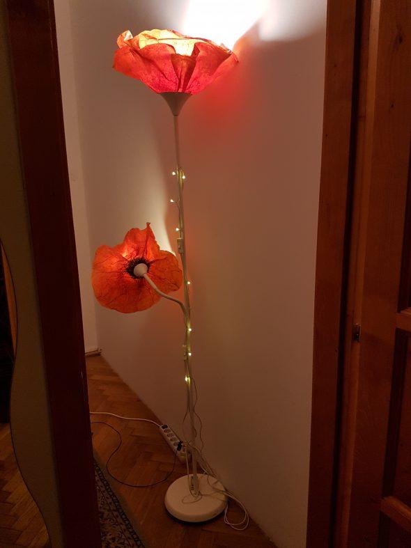 Pipacs lámpa